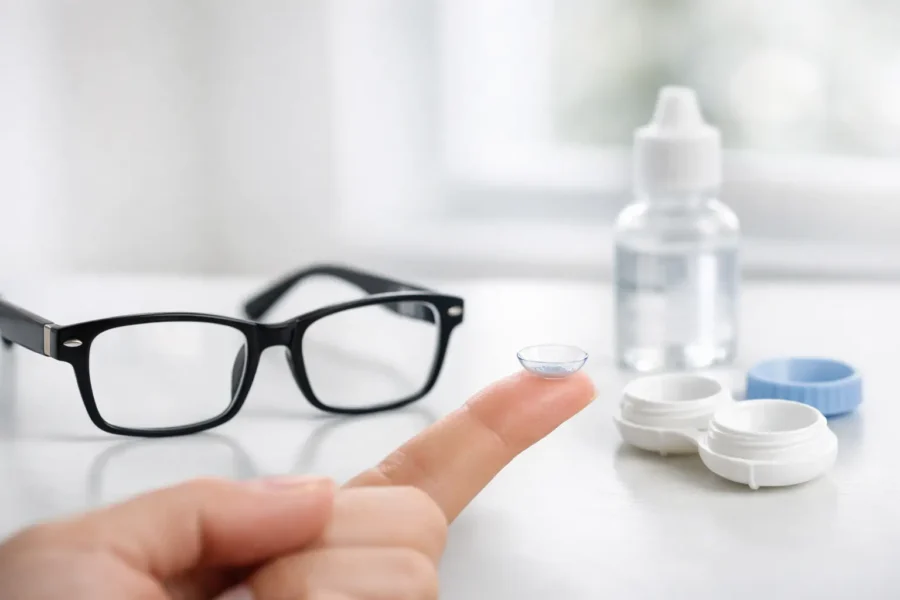 Glasses or Contact Lenses Comparison