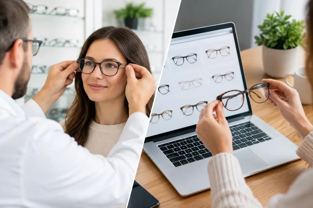 Optician Versus Online Glasses - Which Is Right?